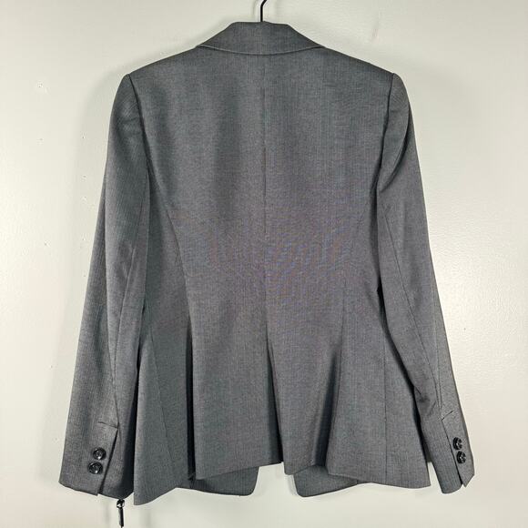 NWT Tahari Black & White Kristine Blazer Notched Lapel Single Breasted Size 4 - Picture 6 of 9